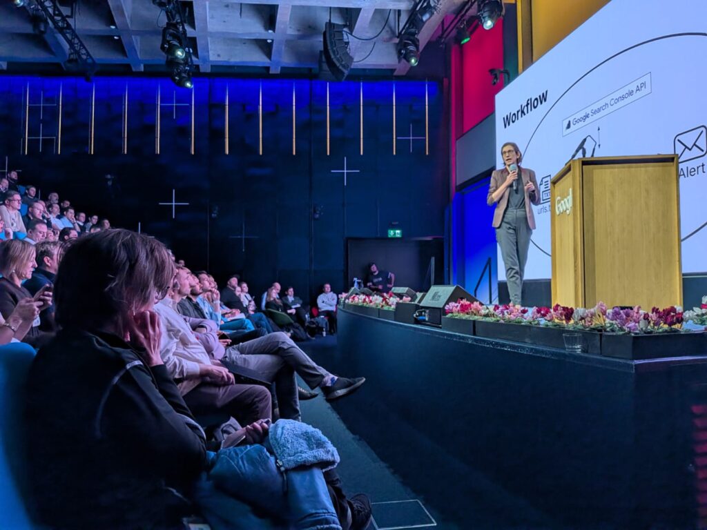 corina burri speaks at google search central