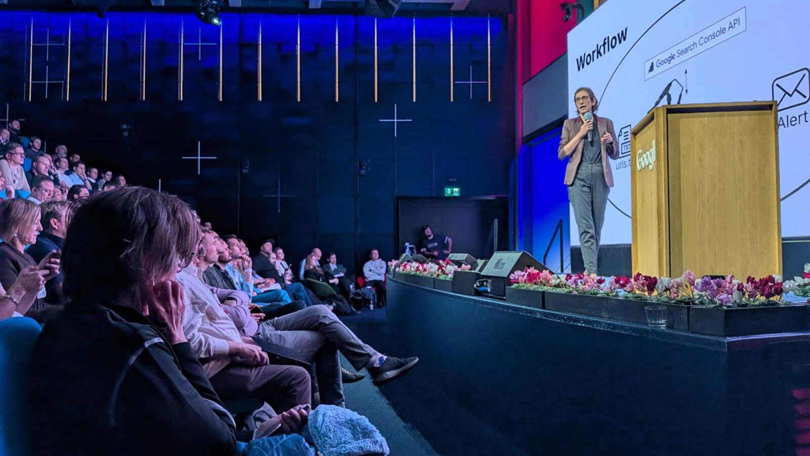 corina burri google search central live zürich audience focused